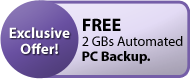 Click to Receive 2 GB of FREE Online Backups!